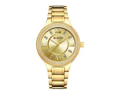 CURREN C9004L Stainless Steel Watch for Women – Gold
